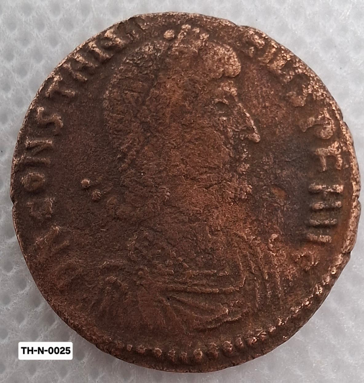 Constâncio II. Maiorina FEL TEMP REPARATIO. Constantinopla, 348 a 351 d.C. RIC VIII 82